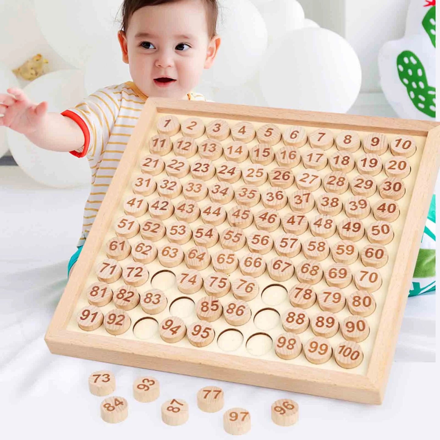 Wooden Sudoku Math Puzzle Board | Kids Logic Game & Number Learning Toy