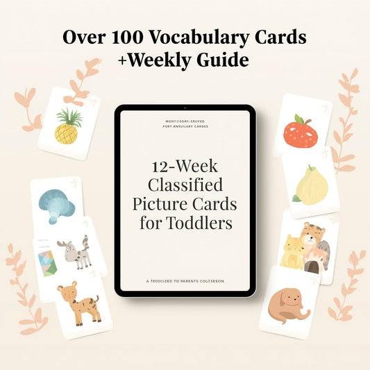 12-Week Classified Picture Cards for Toddlers