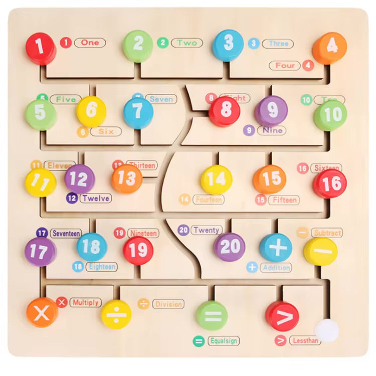 Wooden Puzzle Activity Learning Toy | Preschool Educational Puzzle for Early Skills