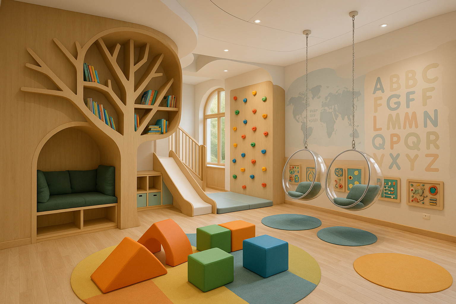 unique designed playroom